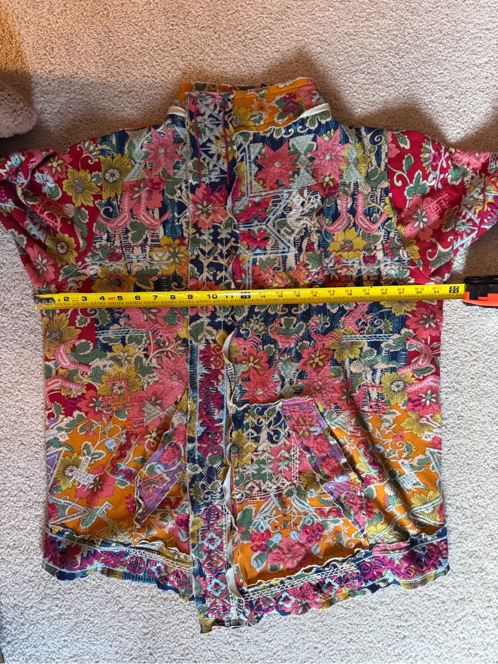 Johnny Was: Embroidered Open Cardigan. - Picture 8 of 8